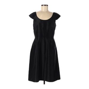 Banana Republic Cocktail Party Dress Size 8 Black Cap‎ Sleeve Whimsigoth Witchy
